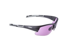 фото Очки ONRIDE Lead 30 матово черные с линзами HD purple (19%)