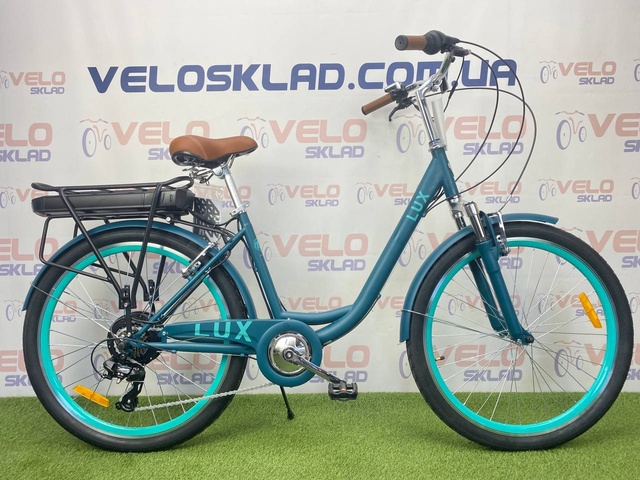 фото Городской електровелосипед Dorozhnik Lux 26" 350Вт 36В 12.5А*ч