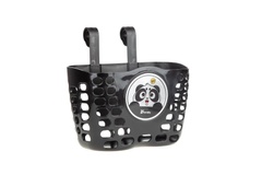 Корзина детская пластиковая на руль ONRIDE Pony Maxi черная для велосипедов 16-20"