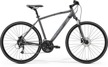 фото Велосипед гібрид 28" Merida CROSSWAY 40 (2021) silk anthracite(grey/black)