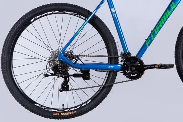 фото Велосипед AL 29" Formula THOR DD CS синий с зеленым 2026