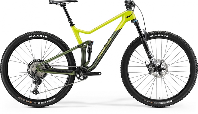 Велосипед двухподвес 29" Merida ONE-TWENTY 7000 (2021) silk green/lime, М - 167 - 183 см, 160 - 170 см, 170 - 180 см, 180 - 190 см