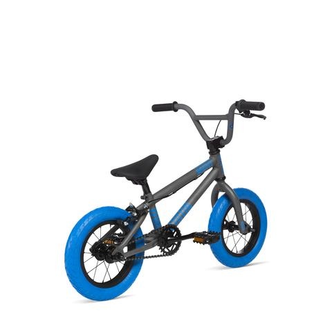 фото Велосипед 12" Stolen AGENT рама - 13.25" 2020 MATTE RAW SILVER W/ DARK BLUE TIRES