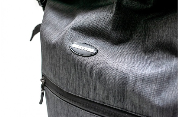 фото Велосумка штани, на багажник сірий BRAVVOS, водовідт. матеріал