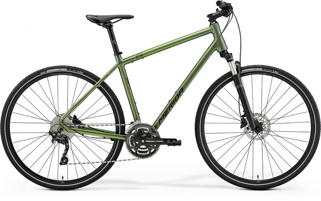 фото Велосипед гібрид 28" Merida CROSSWAY 300 (2021) matt fog green(dark green)