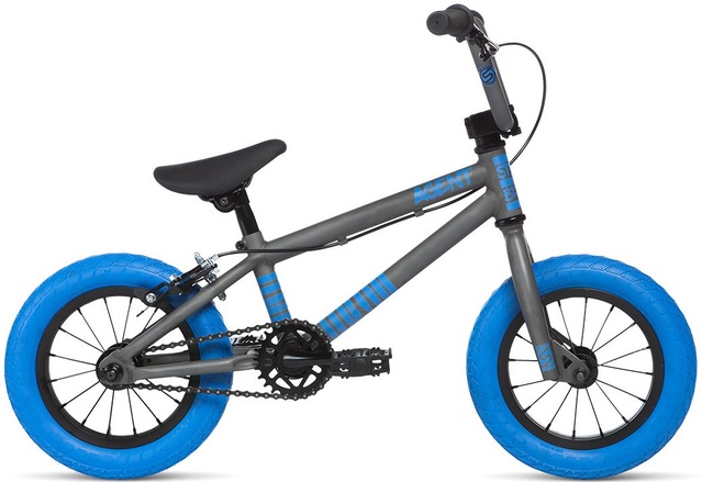 фото Велосипед 12" Stolen AGENT рама - 13.25" 2020 MATTE RAW SILVER W/ DARK BLUE TIRES