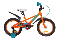 фото Велосипед 16" Formula JEEP 14G St с крылом Pl 2019 (оранжево-бирюзовый)