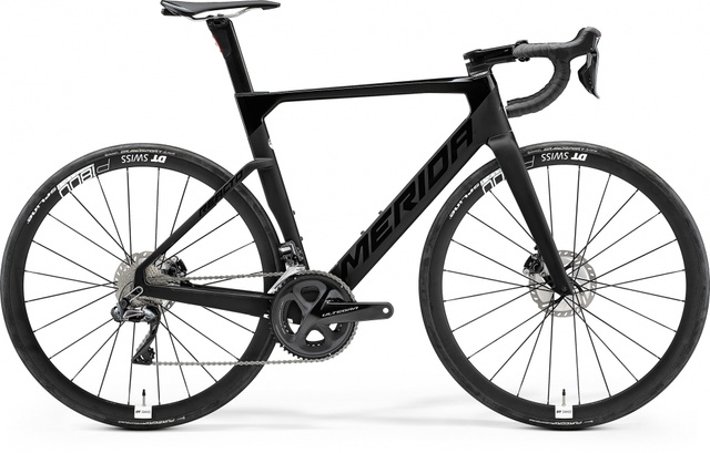 фото Велосипед шоссейный 28' Merida REACTO 7000-E (2021) glossy black/matt black