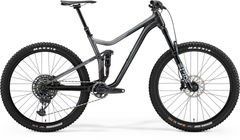Велосипед двопідвіс 29" Merida ONE-FORTY 800 (2021) silk anthracite/black, М - 167 - 183 см, 160 - 170 см, 170 - 180 см, 180 - 190 см