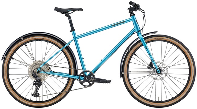 фото Велосипед міський 27.5" Kona Dr. Dew (2023) Gloss Metallic Blue