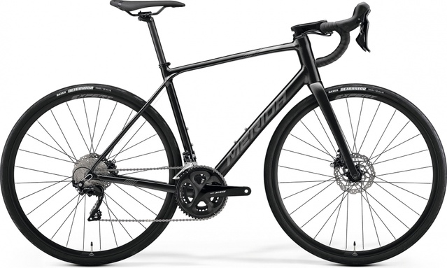 фото Велосипед шосейний 28" Merida SCULTURA ENDURANCE 400 (2023) silk black/dark silver
