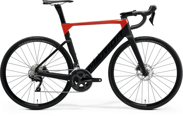 фото Велосипед шоссейный 28" Merida REACTO 4000 (2023) Glossy red / matt black