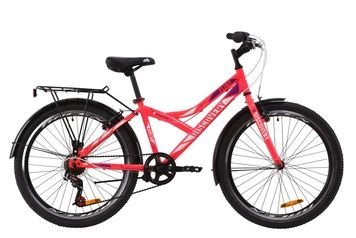 фото Велосипед ST 24" Discovery FLINT Vbr с багажником зад St, с крылом St 2020 (розовый)