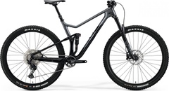 Велосипед двопідвіс 29" Merida ONE-TWENTY 6000 (2023) metallic black/grey, L - 178 - 188 см, 170 - 180 см, 180 - 190 см