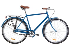 фото Велосипед 28" Dorozhnik COMFORT MALE 14G St с багажником зад St, с крылом St 2019 (синий)