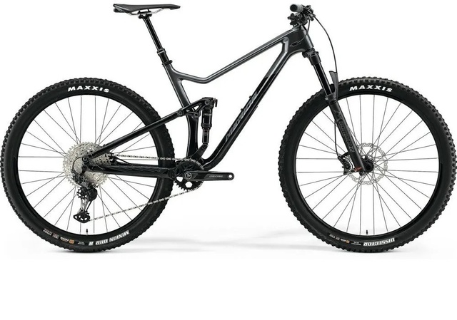 Велосипед двухподвес 29" Merida ONE-TWENTY 3000 (2023) black/gray, M - 168 - 178 см, 160 - 170 см, 170 - 180 см