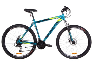 фото Велосипед 29" Discovery TREK AM 14G DD St 2019 (малахитовый с желтым (м))