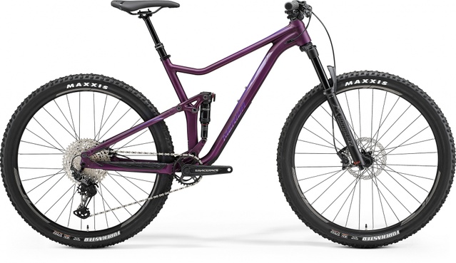 Велосипед двухподвес 29" Merida ONE-TWENTY 600 (2021) matt dark purple, S - 160 - 173 см, 160 - 170 см, 170 - 180 см
