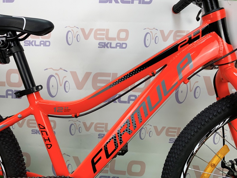 фото Велосипед AL 24" FORMULA ACID 1.0 DD 2020 (красный с черным)