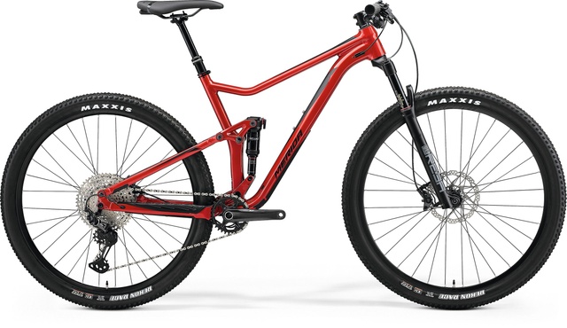 Велосипед двопідвіс 29" Merida ONE-TWENTY RC XT-EDITION glossy red, S - 159 - 168 см, 150 - 160 см, 160 - 170 см