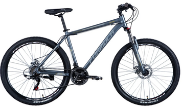 фото Велосипед гірський 27.5" Formula MOTION 2024 темно-сріблястий
