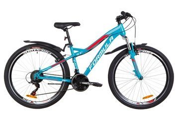 фото Велосипед 26" Formula ELECTRA AM 14G Vbr St с крылом Pl 2019 (аквамарин)