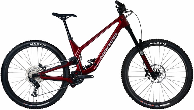 Велосипед двухподвес 29" Norco Range C3 (2023) red/silver, S - 154 - 166 см, 150 - 160 см, 160 - 170 см