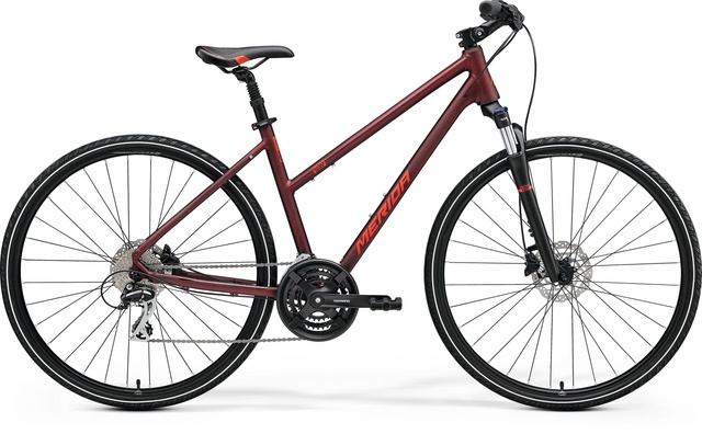 фото Велосипед гибрид 28" Merida CROSSWAY L 20-D matt burgundy (red)