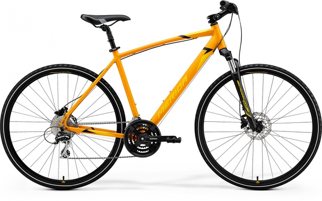 фото Велосипед гибрид 28" Merida CROSSWAY 20-D (2021) silk orange(yellow)