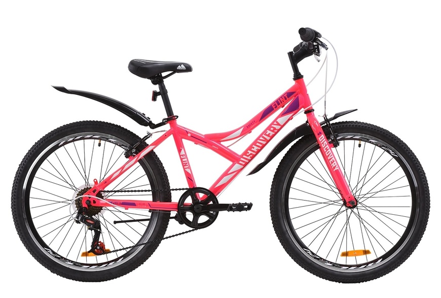 фото Велосипед ST 24" Discovery FLINT Vbr с крылом Pl 2020 (розовый)