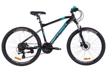 фото Велосипед 26" Optimabikes F-1 AM 14G HDD Al 2019 (черно-бирюзовый (м))