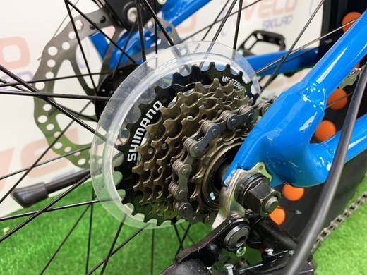 фото Велосипед AL 24" Formula PALADIN DD 2020 (синій з красним і оранжевим)