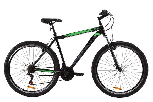 фото Велосипед ST 29" Discovery TREK AM Vbr 2020 (черно-зеленый с серым)