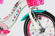 картинка Велосипед ST 16" Formula Kid FLOWER PREMIUM BH белый с розовым и бирюзовым 2026 3