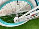 картинка Велосипед 16" Formula CREAM 14G Al с крылом St, с корзиной 2021 (бело-аквамариновый) 5