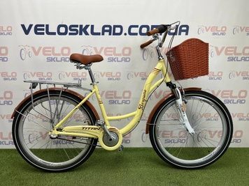 фото Міський велосипед Titan Bergamo 3 шв 26" 2024 планетарна втулка