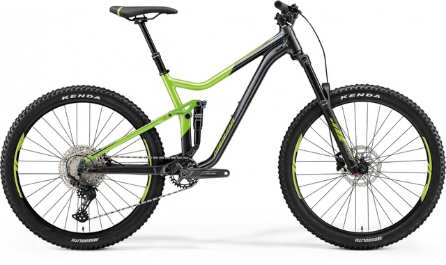 Велосипед двухподвес 29" Merida ONE-FORTY 400 (2021) green/anthracite, М - 167 - 183 см, 160 - 170 см, 170 - 180 см, 180 - 190 см