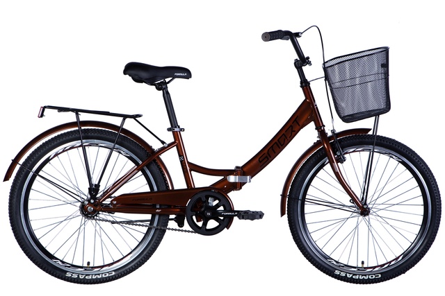 фото Велосипед складний 24" Formula SMART 2024 коричневий