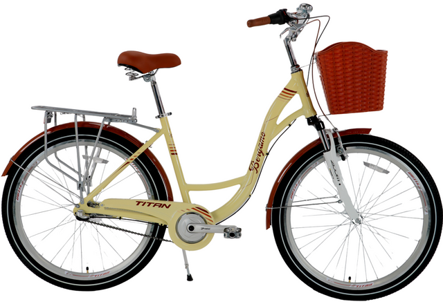 фото Городской велосипед Titan Bergamo 3 ск 26" 2024 планетарная втулка