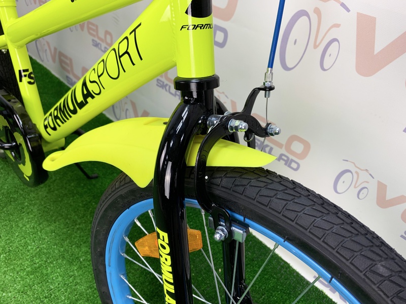 фото Велосипед 20" Formula SPORT 14G St с крылом Pl 2019 (желтый)