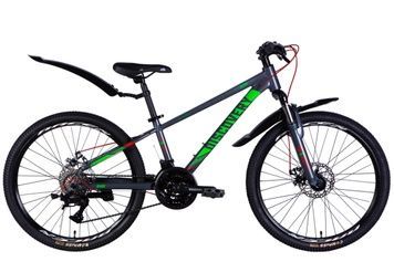 фото Велосипед AL 24" Discovery QUBE DD CS сірий 2025