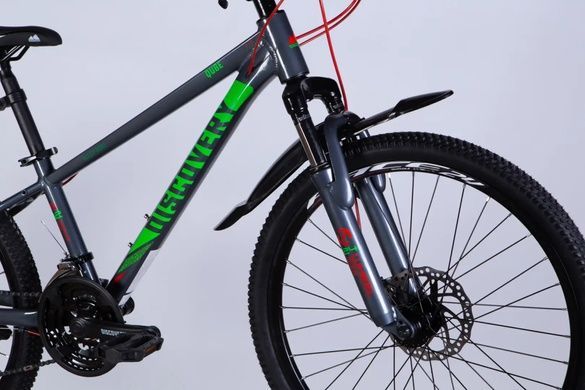 фото Велосипед AL 24" Discovery QUBE DD CS серый 2025