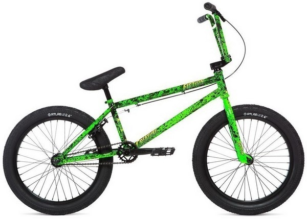 фото Велосипед 20" Stolen CREATURE 2020 TOXIC GREEN SPLATTE, зелений