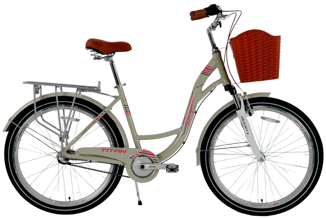 фото Міський велосипед Titan Bergamo 3 шв 26" 2024 планетарна втулка