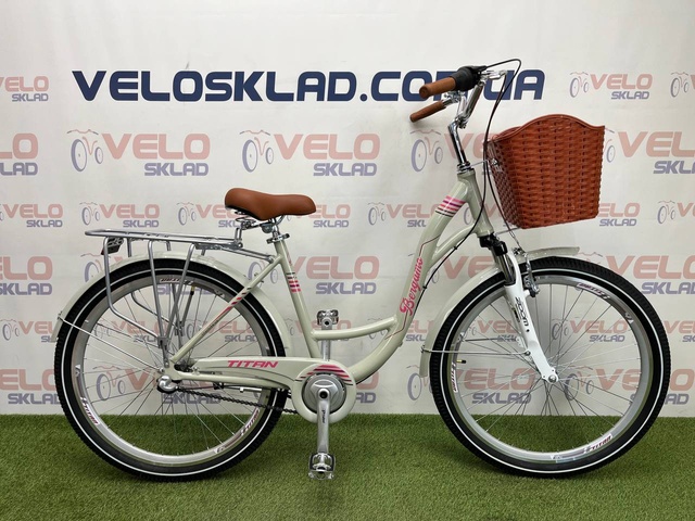 фото Городской велосипед Titan Bergamo 3 ск 26" 2024 планетарная втулка