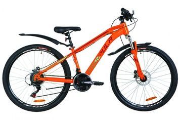 фото Велосипед 26" Formula DAKAR AM 14G DD St с крылом Pl 2019 (оранжево-бирюзовый)