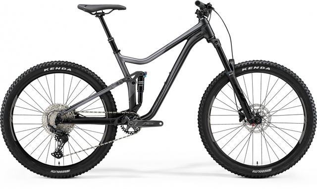 Велосипед двухподвес 29" Merida ONE-FORTY 400 (2021) silk anthracite/black, М - 167 - 183 см, 160 - 170 см, 170 - 180 см, 180 - 190 см