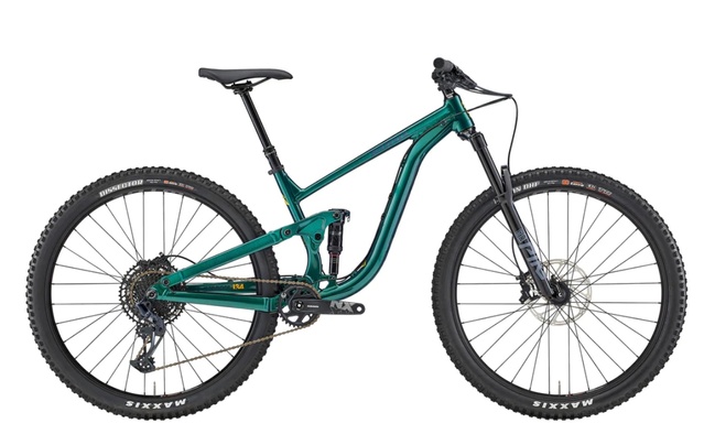 Велосипед двухподвес 29" Kona Process 134 DL Gloss Metallic Green, XL - 185 - 196 см, 180 - 190 см, 190 - 200 см