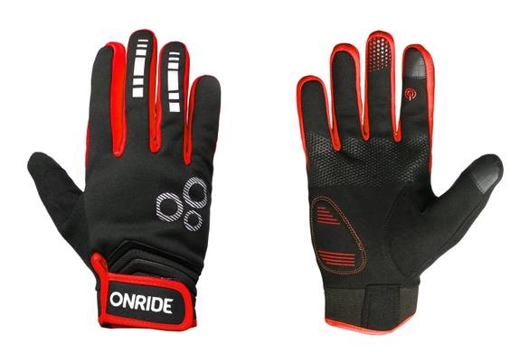фото Перчатки ONRIDE PLEASURE черный/красный