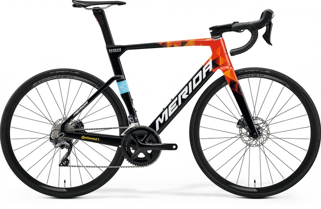 фото Велосипед шосейний 28" Merida REACTO 5000 (2023) orange/black